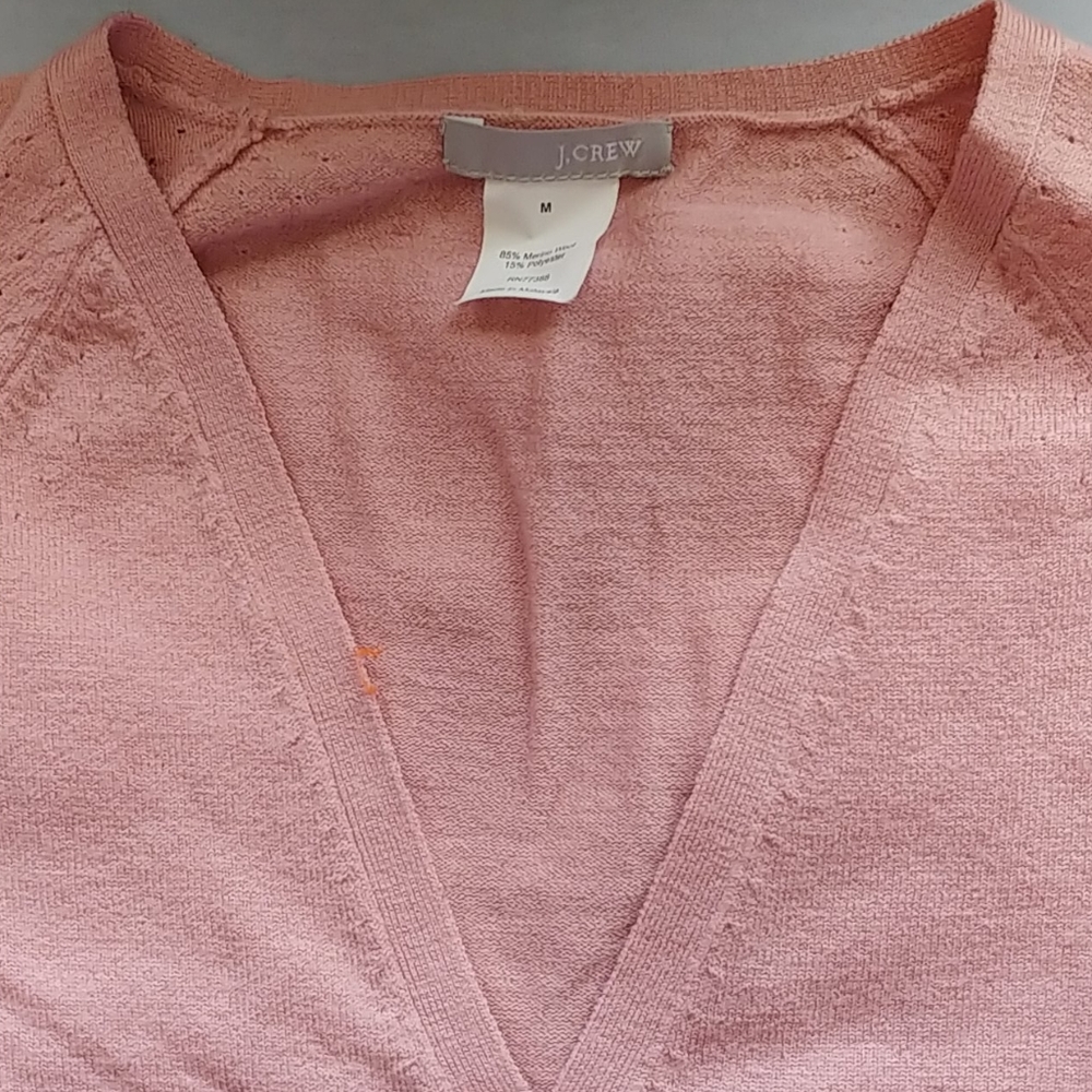 V neck button down long sleeve sweater